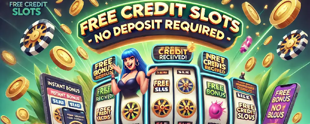 สล็อตเครดิตฟรี ไม่ต้องฝาก