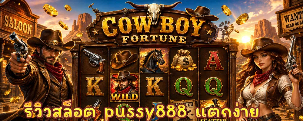 รีวิวสล็อต pussy888 แตกง่าย